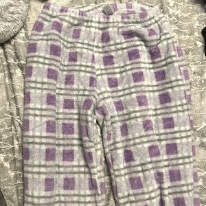 Fluffy pajama pants
